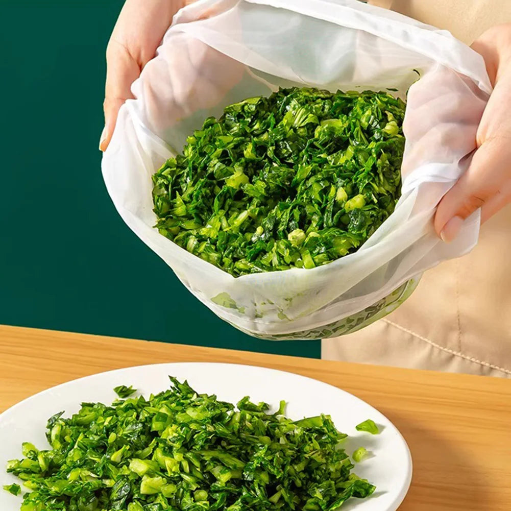 Soy Milk Bag Reusable Mesh Strainer Bag Multi-Function Brew Filter Bag Fine Mesh Food Strainer Bag for Cheese Making