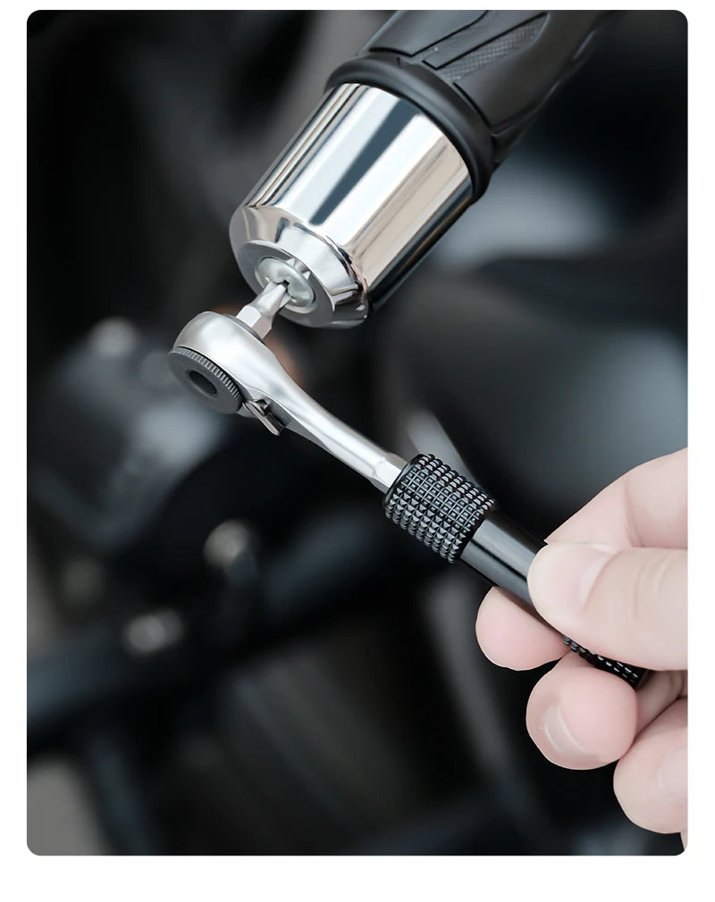 WEST BIKING Mini Ratchet Wrench Vacuum Portable Tubeless Tool Set Bicycle Motorcycle Emergency Multitool Tire Repair Kit E-Bikes