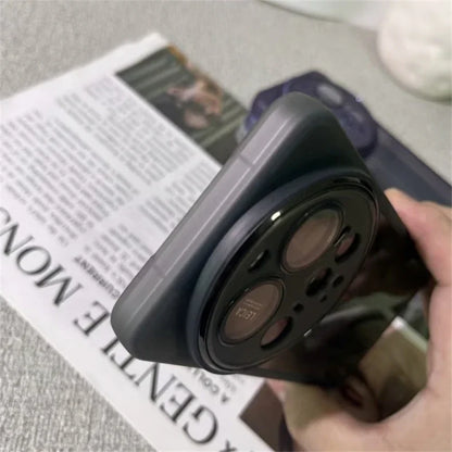 For Xiaomi 15 Ultra Case Magnetic Wireless Charging Camera Protection Lens Film Silicone MagSafe Transparent Shockproof Cover