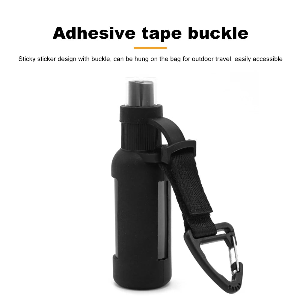 50ml Mini Fine Mist Spray Bottles Travel Bottle with Tactical Hook Strap Refillable Spray Bottle for Outdoor Camping for Liquid