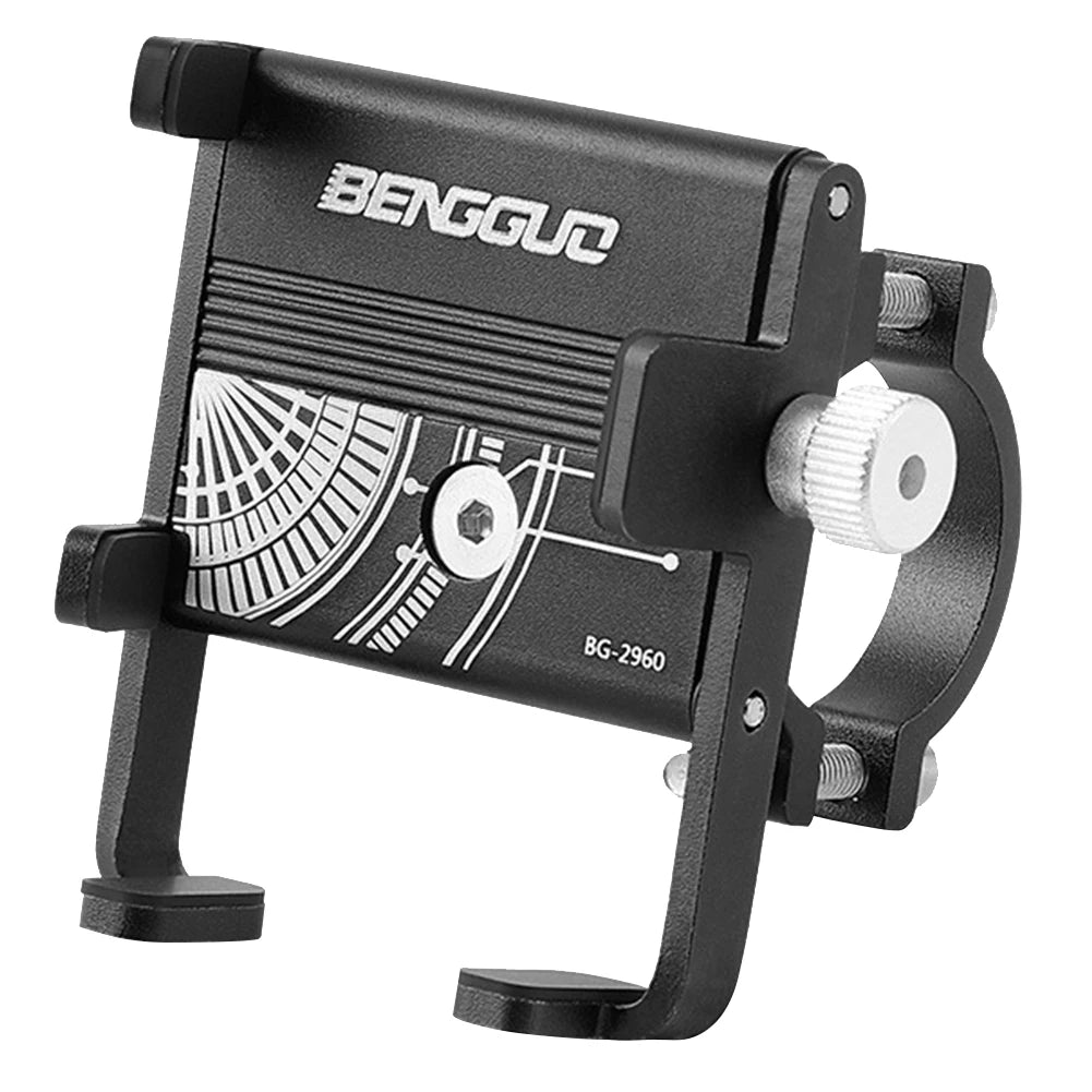 Bicycle Phone Reliable Mount Aluminium Alloy MTB Phone Mount Stand Adjustable Bike Phone Nonslip Holder Fixed Navigation Bracket