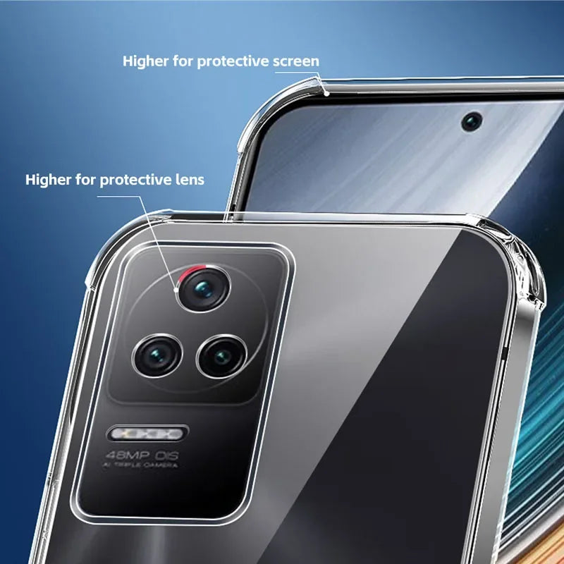 Phone Case Airbag Silicone TPU Bumper Shockproof Back Cover for Honor Magic6 Lite Magic5 Lite Magic 6 5 Pro Clear Protectors