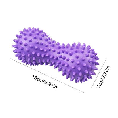 Peanut Massage Spiky Ball Spiky Massage Ball Peanut Massage Roller Trigger Point Hedgehog Ball for Hand/Foot Massage
