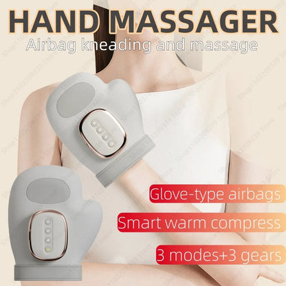 Intelligent Hand Massager with Heat Compression Therapy, Pain Relief Glove, Arthritis & Wrist Carpal Tunnel Neuropathy Circulat