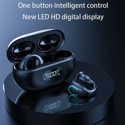 YYK-Q71 Q80 Wireless Bluetooth Translation Earbuds LED Digital Display Type-C Charging Translators Headphone For Travel Business