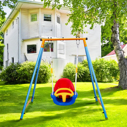 Voltsify Outdoor 3 in 1 Detachable Toddler Swing with Ropes