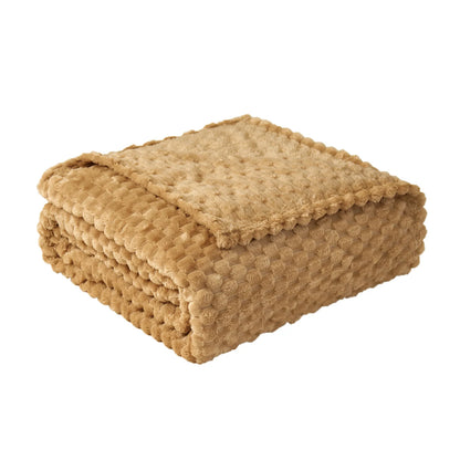 Good Nite Fleece Throw Blanket - Soft Plush & Warm Cozy White Blanket for Bed, Couch & Sofa Chair