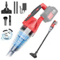 120W Cordless Vacuum Cleaner for Car, 5500Pa Suction, 2-IN-1 Handheld Car Vacuum Cleaner for Carpet, with 21V 2.2Ah Battery