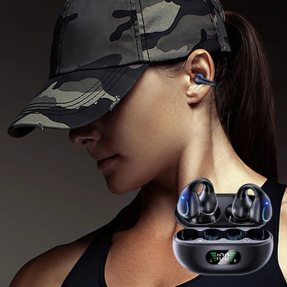 YYK-Q71 Q80 Wireless Bluetooth Translation Earbuds LED Digital Display Type-C Charging Translators Headphone For Travel Business