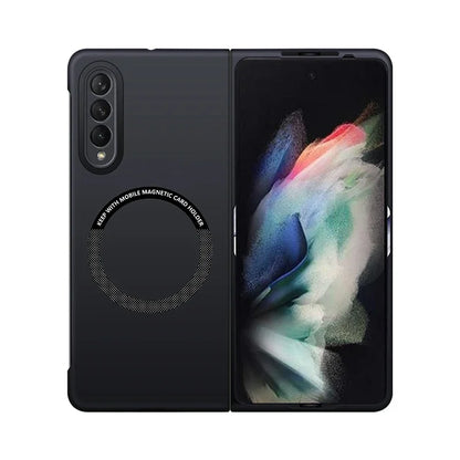 Ultra Thin Skin Feel Case for Samsung Galaxy Z Fold 3 4 5 6 7 Fold5 for Magsafe Magnetic Wireless Charging Fold6 Fold4 Cover