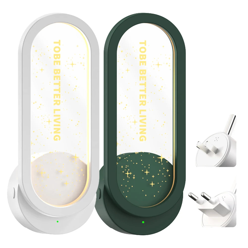 Ultrasonic Mosquitoes Repeller US EU Plug-in LED Night Light Bugs Killers Fly Trap Bugs Capture Killer for Home Office