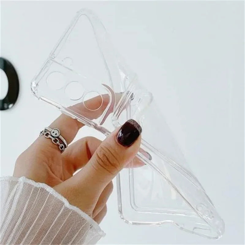 Clear Wallet Case for Samsung Galaxy A56 A55 A36 A26 A16 5G Card Cases Galaxy A54 A35 A25 A15 A34 A24 A14 A53 A33 A23 A52 Cover
