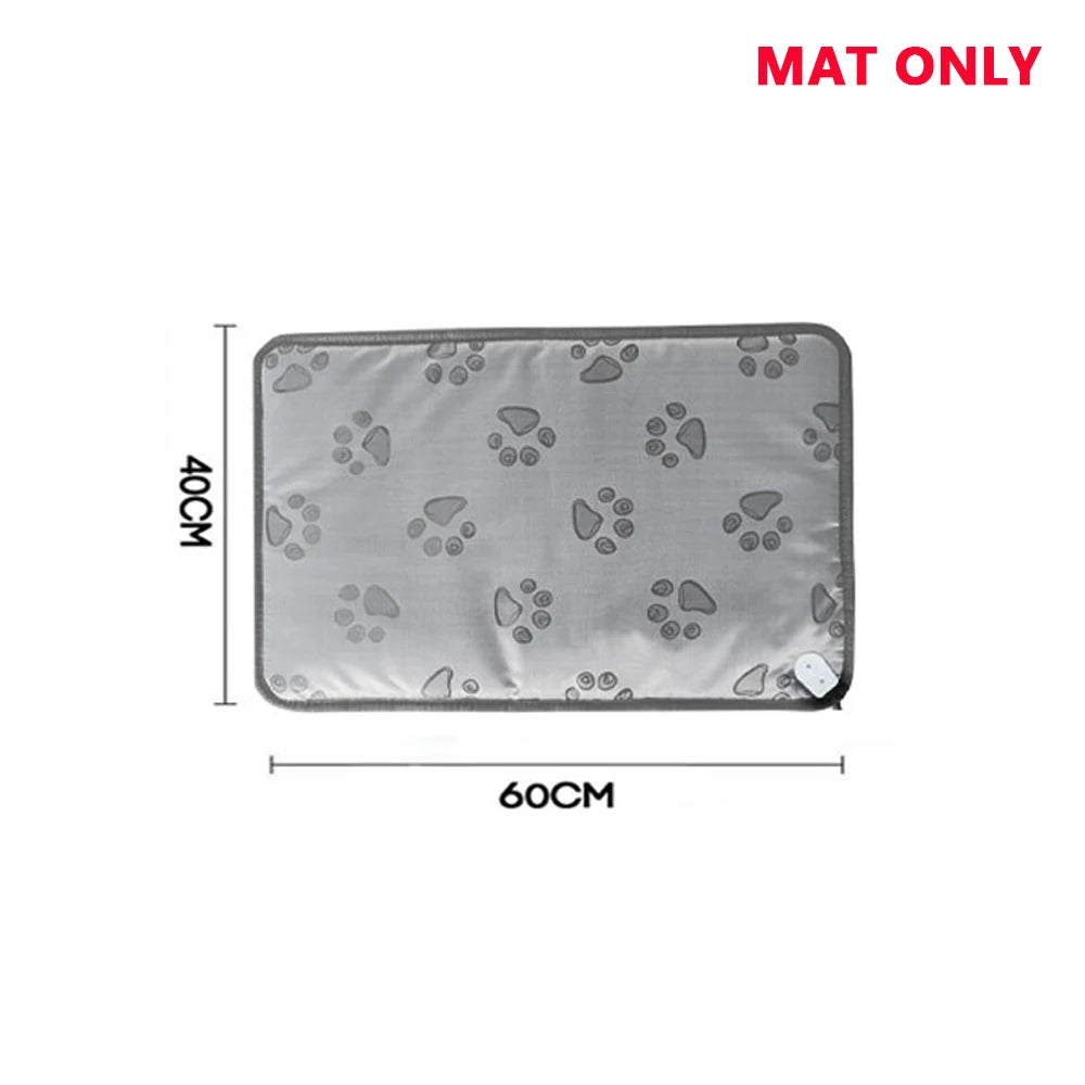 3Size Power-Off Protection Pet Electric Blanket Winter Warming Pad Cat Dog Heated Nest Waterproof Warmer Bite-Resistant Mat Bed