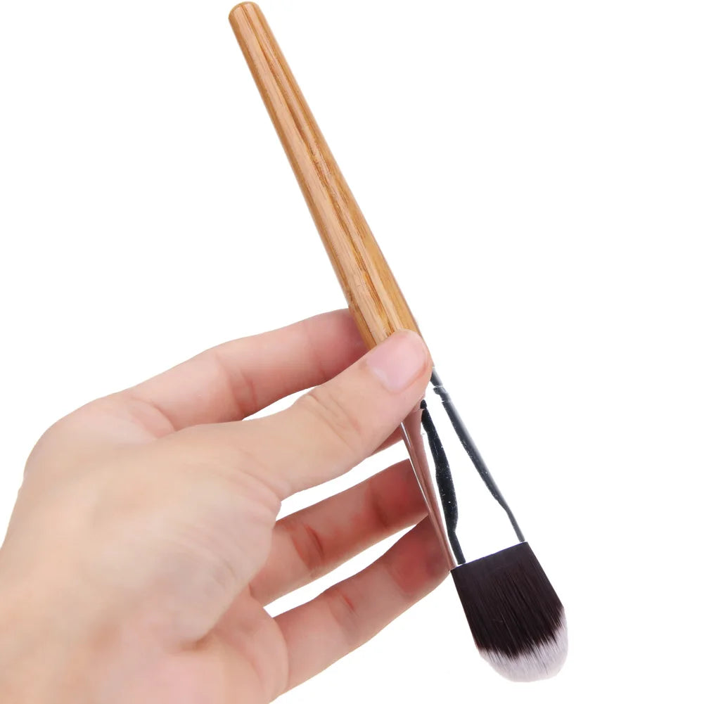 Washable Masks Brush Multifunctional Foundation Liquid Applicator Bamboo Handle Valentine Day Gift for Women Cosmetic Tool