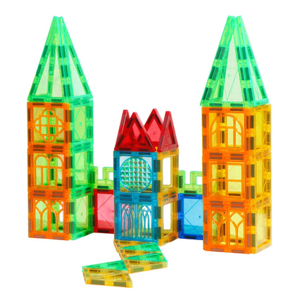 Magnetic Building Blocks Set Construction Game Children Montessori Educational Magnets Toys Magnetic Tiles For Toddlers Gift