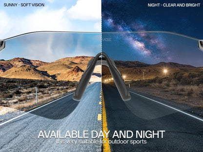 KAPVOE New Outdoor Cycling Sunglasses Glasses Road Bike Cycling UV400 Eyewear Men Women Bicycle Sports Hiking Running Glasses