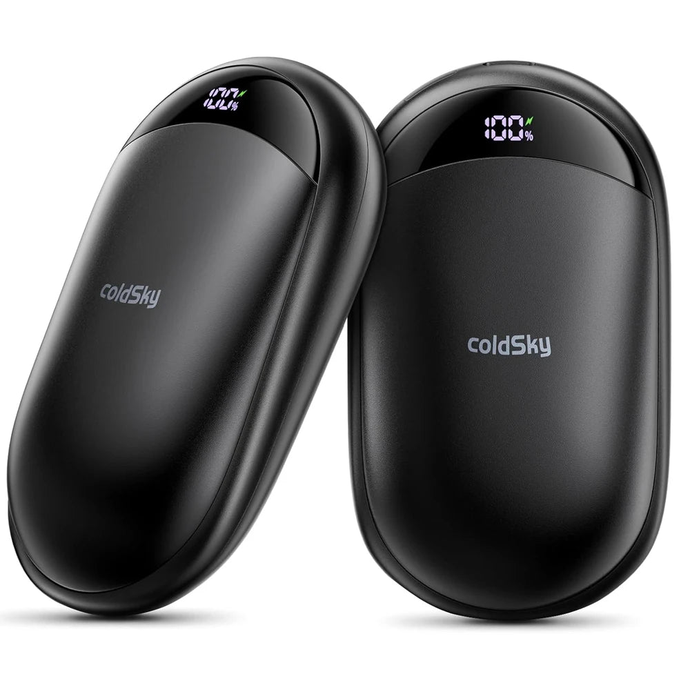 Hand Warmers Rechargeable 2 Pack Magnetic 3 Settings Fast Heating Electric Portable Pocket Heater for Women Men Outdoor Camping