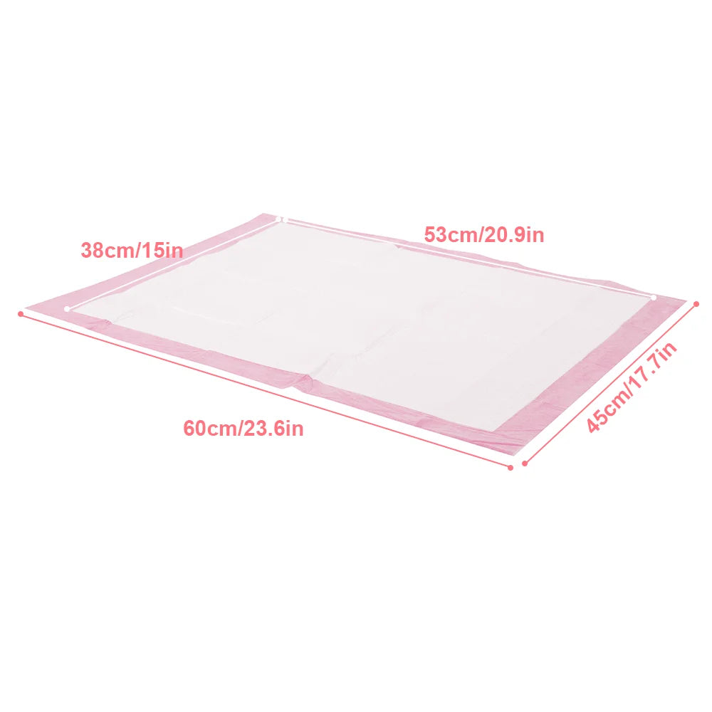 50pc Pet Diaper 60*90cm  60*60cm Dogs Diapers Disposable Puppy Training Pee Pads Quick Dry Surface Mat Clean Cushion Dog Supplie