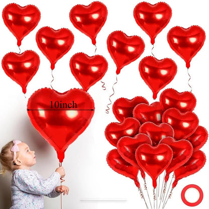 60in Standing Cute Love Teddy Bear-Shaped Balloon for Romantic Valentine's Day Proposal Wedding Birthday Party Decoration