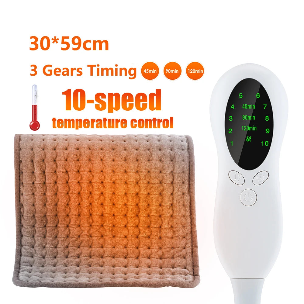 Electric Heating Pad for Cramp Menstrual Hand Foot Winter Warmer 9 Temperature Heated Blanket Office Mat Home Use Legs Warming