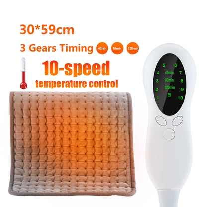 Electric Heating Pad for Cramp Menstrual Hand Foot Winter Warmer 9 Temperature Heated Blanket Office Mat Home Use Legs Warming