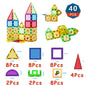 Magnetic Building Blocks Set Construction Game Children Montessori Educational Magnets Toys Magnetic Tiles For Toddlers Gift