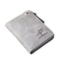 RFID Blocking Card Holder Case Anti-Theft Clutch Short Men's Leather Wallet