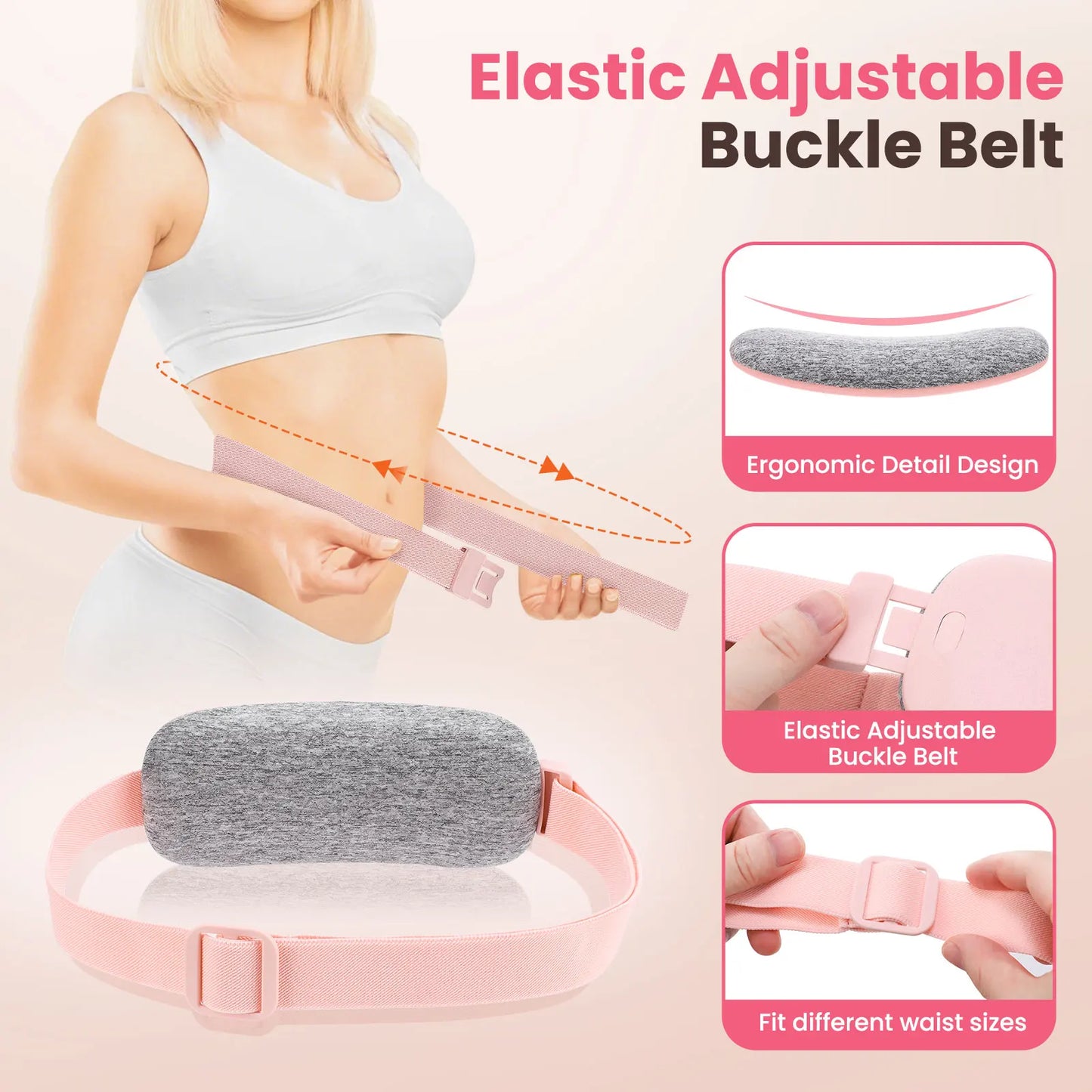 Wireless Heating Pad Menstrual Heating Massager Belt Abdominal Belt Period Relief Thermal Massager Belly Warm Palace Belt