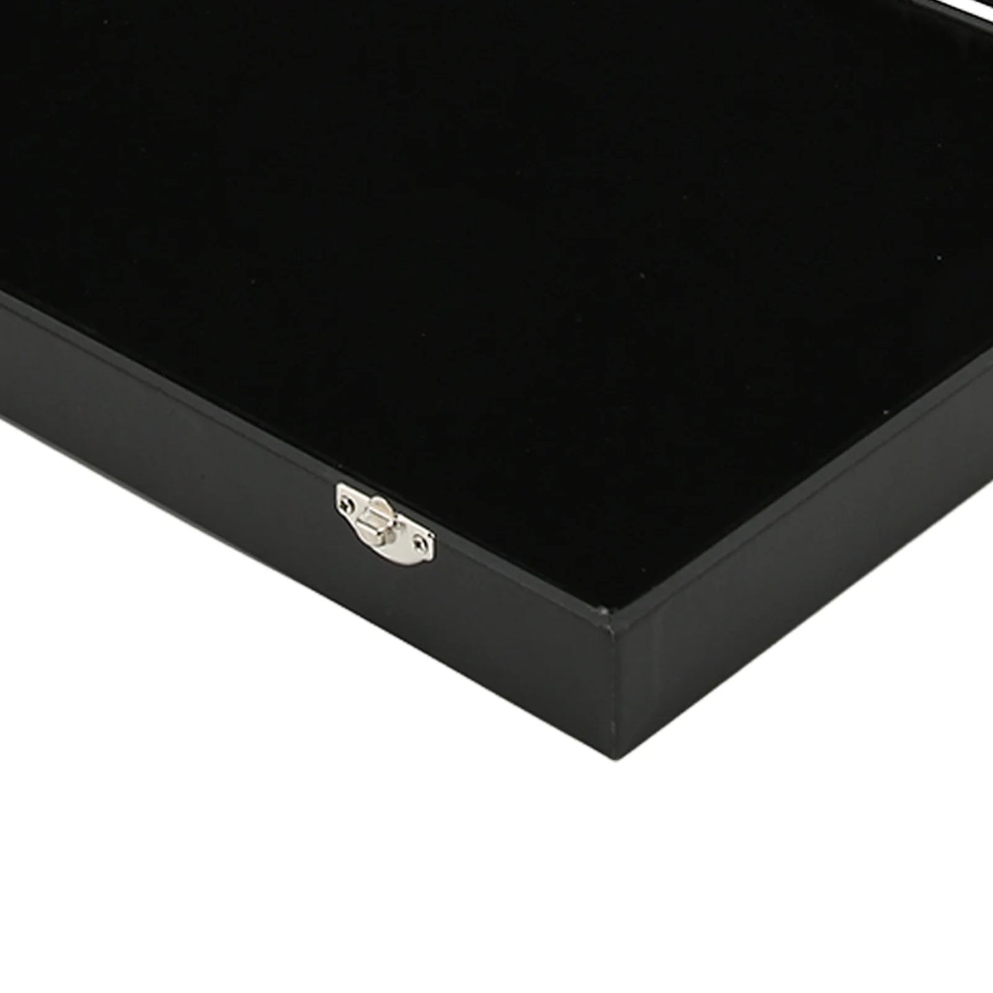 Pin Display Case Easy Cleaning Pin Collection Display Case Transparent Stylish Dustproof Glass for Military Medal for Pin