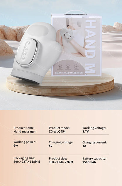 Intelligent Hand Massager with Heat Compression Therapy, Pain Relief Glove, Arthritis & Wrist Carpal Tunnel Neuropathy Circulat