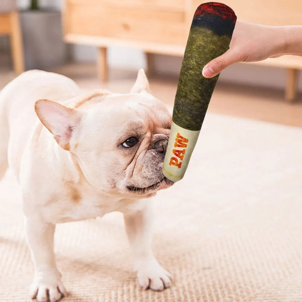 1-5PCS Funny Interactive Dog Chewing Toy Creatives Cigarette Design Squeaky Sound for Dog The Perfect Pet Gift for Plays Dogs To