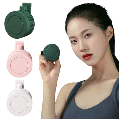 Mini Shirt Fan Wearable Handheld Fan Rechargeable Personal Body Fan for Outdoor Work Hiking Travel