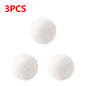 10-1PC Wool Dryer Balls Fabric Virgin Reusable Softener Laundry 3/4/5cm Dry Kit Ball Practical Home Washing Ball Wool Dryer Ball