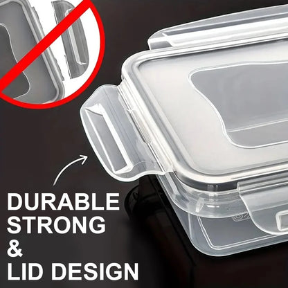 12pcs Food Storage Box Set Fresh-keeping Box Lunch Box Food Storage Container with Lid for Outdoor picnics Kitchen storage