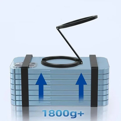 Mobile Phone Strong Magnetic Holder for Magsafe Double-sided Magnet Stand Portable Folding Ring Bracket for Xiaomi iPhone 14 15