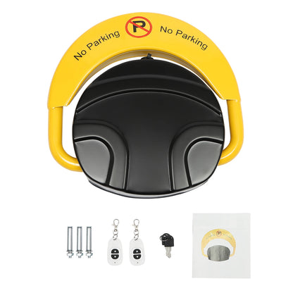 Remote Control Parking Lock Car Parking Spot Lock Auto Space Stall Barrier W/Alarm for Home/Commercial Use