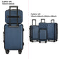 Kono 2/4-Piece Hardshell Luggage Set - ABS+PC Lightweight Suitcases w/TSA Lock & 4 Spinner Wheels, 12"-28" Carry-On & Check-In