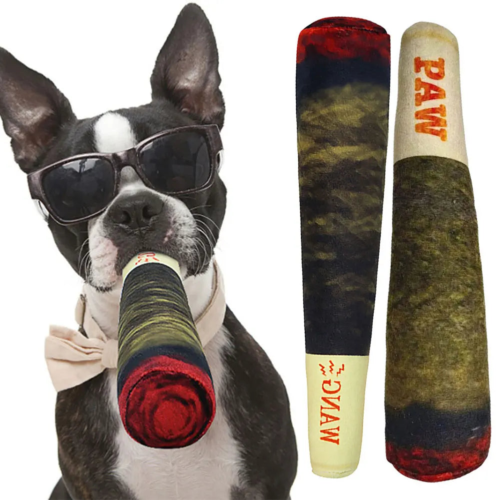 1-5PCS Funny Interactive Dog Chewing Toy Creatives Cigarette Design Squeaky Sound for Dog The Perfect Pet Gift for Plays Dogs To