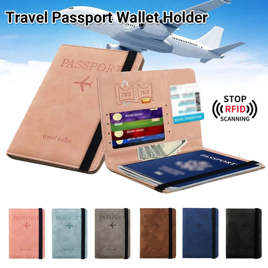 Credit Card Holder Passport Holder Passport Bag Travel Cover Case RFID Wallet