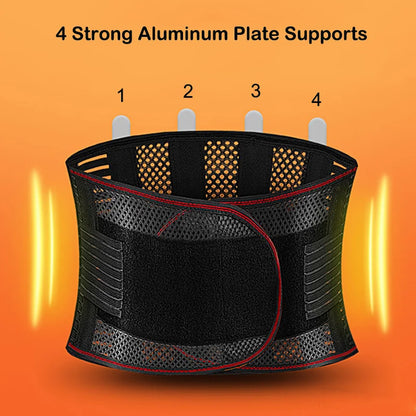 Adjustable Back Support Belt for Men Women Lumbar Brace for Lower Back Pain Relief Mesh Breathable Wrap Band Sciatica Back Brace