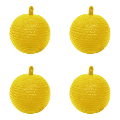 Hanging Fly Trap Pest Control Ball Fruit Fly Catcher 8cm Wasp Bee Insect Trap Gnat Traps for Indoor Outdoor House Kitchen Plants