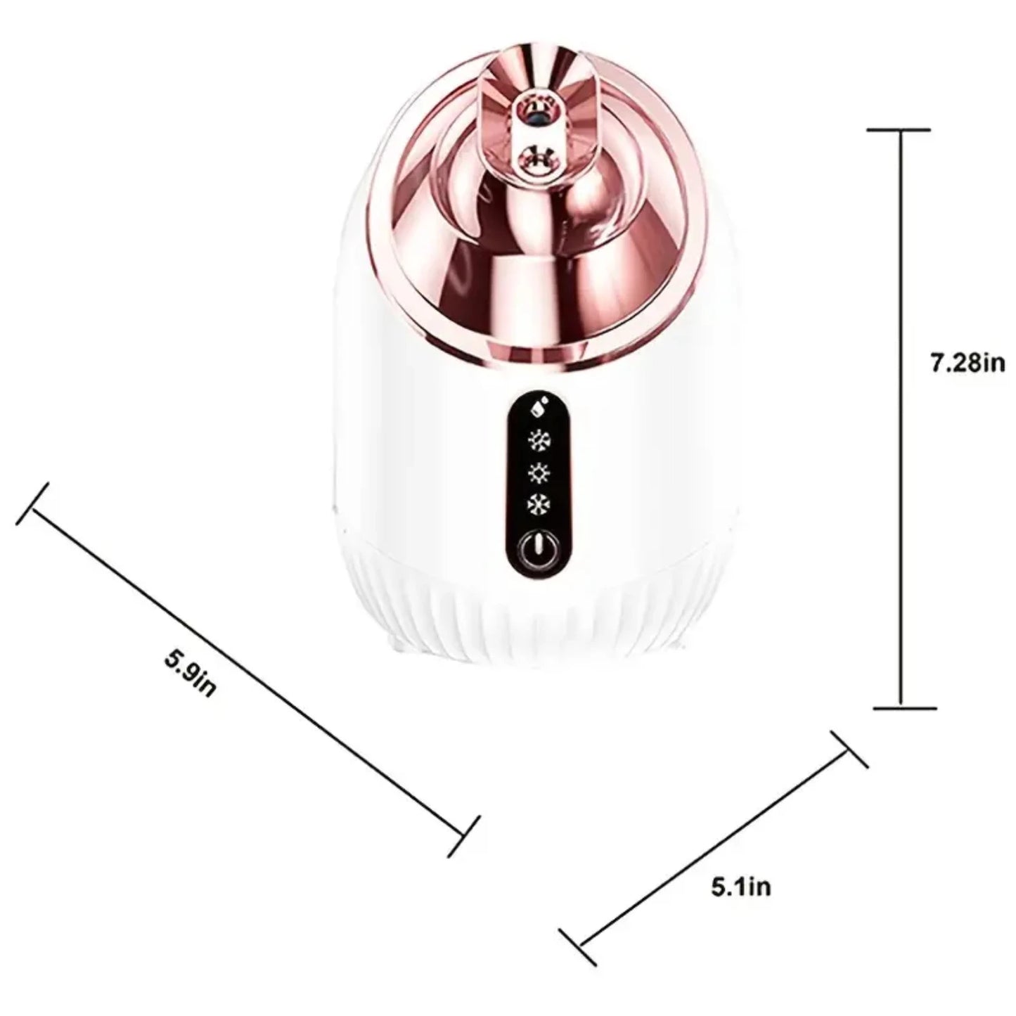 Facial Vaporizer With Hot Cold And Warm 3 Mode, Tighten Pores And Calm Skin