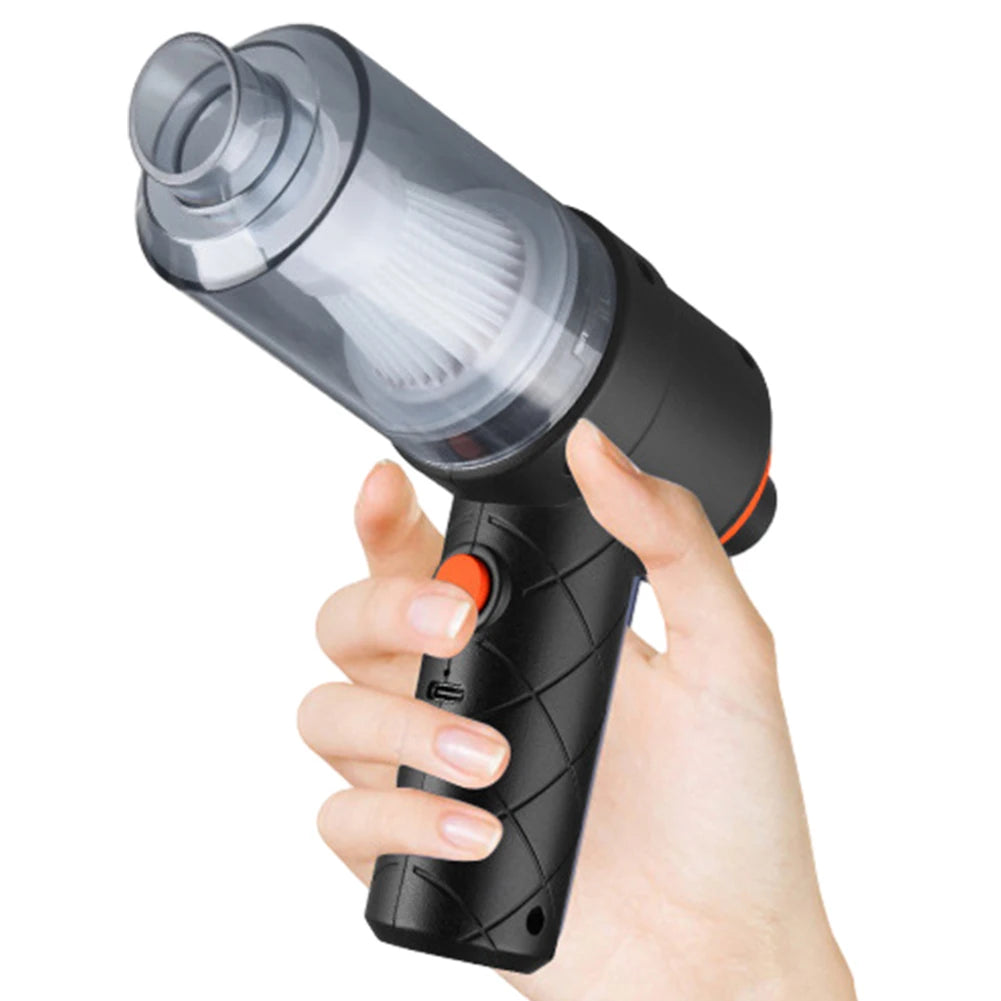 Portable Wireless Car Vacuum Cleaner 3500PA Wireless Vacuum Cleaner Dual Use Car Cleaner for Home Keyboard 120W Powerful Vacuum