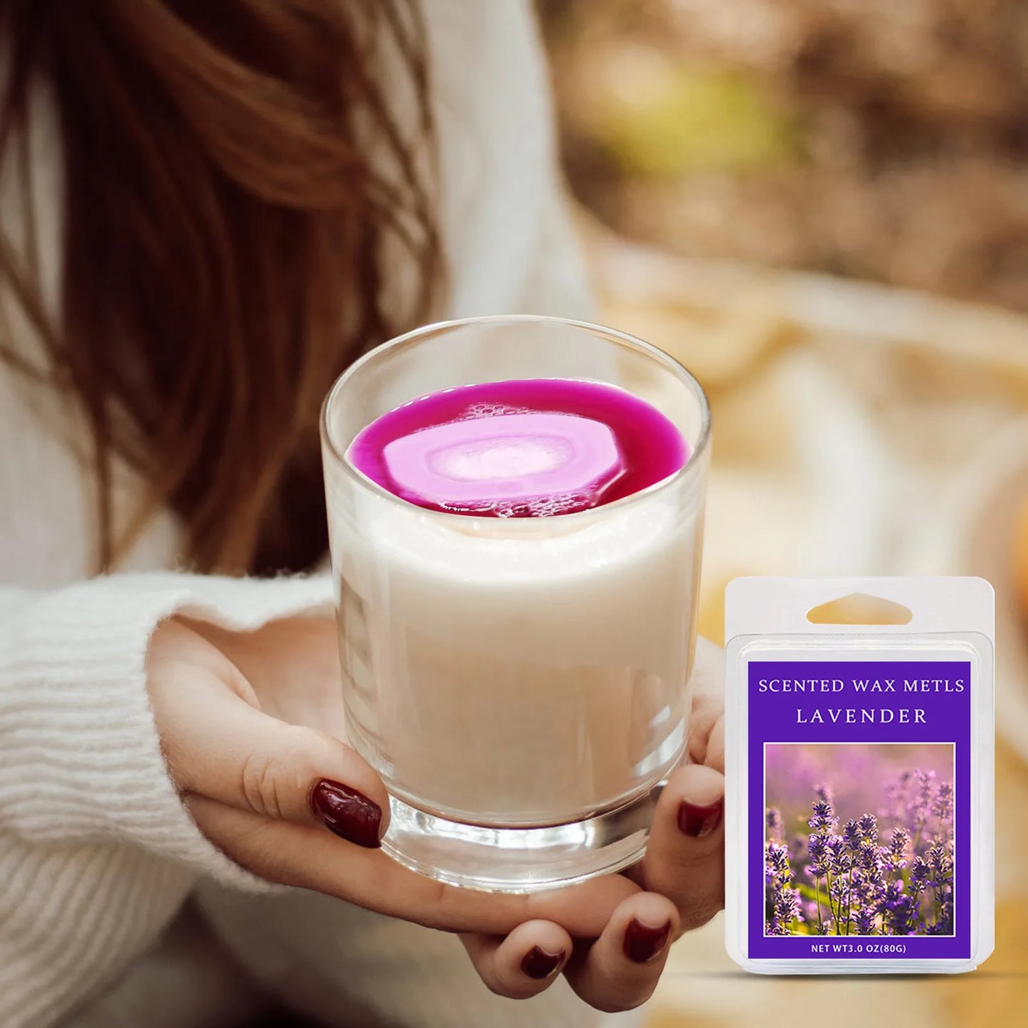 Colorful Wax Melts Cubes 8Packs Soys Scented Melts Cubes Handmade Soys Wax Wholesale Drop Shipping