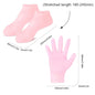 Silicone Anti Crack Foot Mask Prevents Dryness Foot & Hand Spa Mask Pedicure Socks & Moisturizing Gloves for Feet/Hand Care