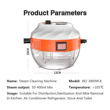 Portable Handheld Steam Cleaner High Temperature Steam Cleaning Machine for Kitchen Bathroom Living Room Car