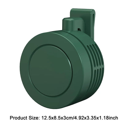 Mini Shirt Fan Wearable Handheld Fan Rechargeable Personal Body Fan for Outdoor Work Hiking Travel