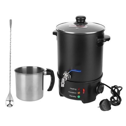 6L Candle Melting Pot Large Capacity Electric Wax Melt Machine Stainless Steel Wax Melting Furnace for Candle Soap Making