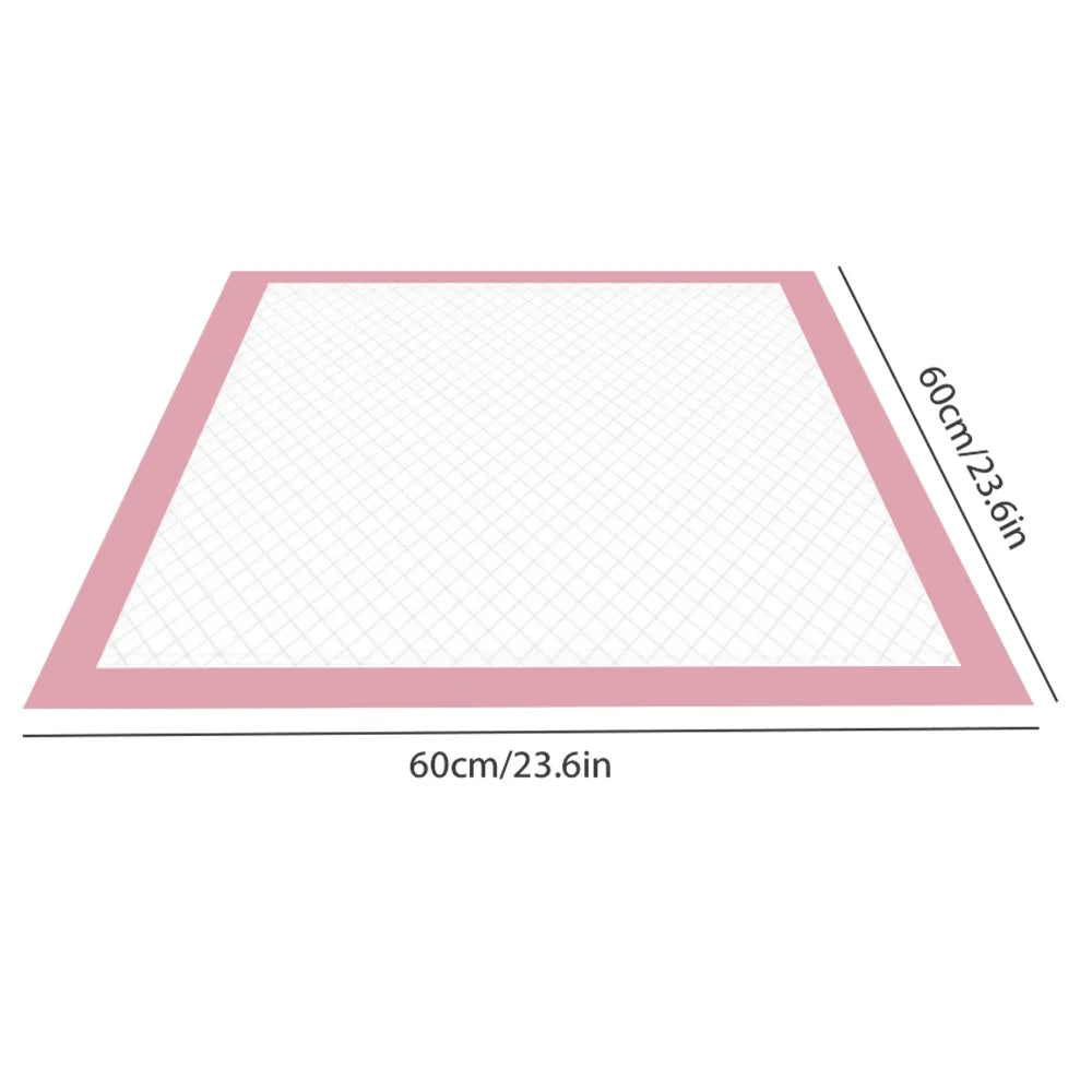 50pc Pet Diaper 60*90cm  60*60cm Dogs Diapers Disposable Puppy Training Pee Pads Quick Dry Surface Mat Clean Cushion Dog Supplie