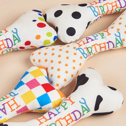 1 pet party birthday gift voice toy, squeaking sound, daily interaction with dogs to relieve boredom